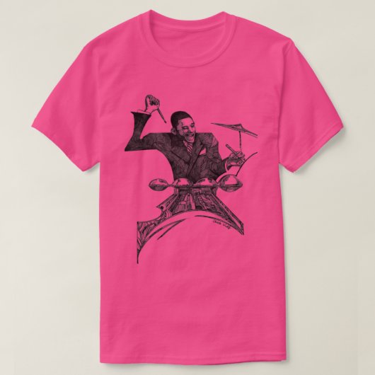 Swing Jazz Drummer Chick Webb T-shirt (Design voorkant)