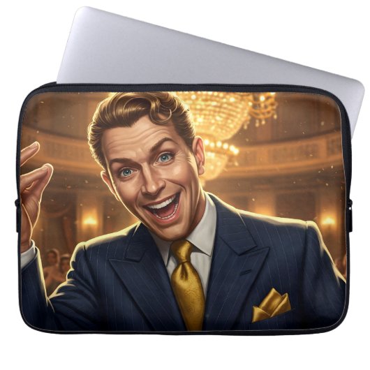 Swing King Laptop Sleeve (Voorkant)