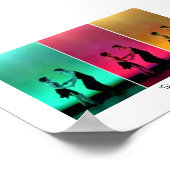 Swing-kleuren Poster (Hoek)