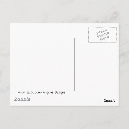 Swing-koning Briefkaart (Achterkant)