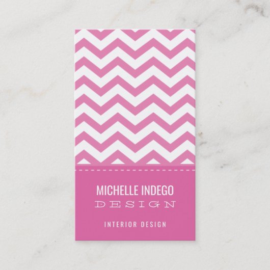 SWING LABEL vet trendy chevron patroon preppy roze (Voorkant)