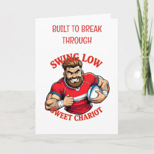 Swing Low Power Run Cartoon Rugby Charge Kaart