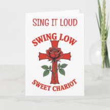 Swing Low Sweet Chariot Kruis en Roos Motief