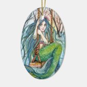 Swing - Mermaid Art Keramisch Ornament (Links)