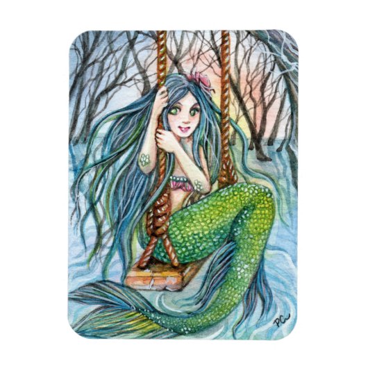 Swing - Mermaid Art Magneet (Verticaal)