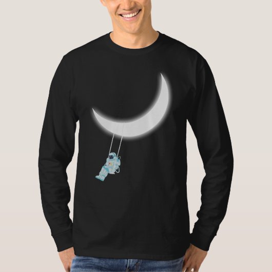 Swing moon Astronaut T-shirt (Voorkant)