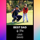 Swing of Love: Beste Pa's Custom Par Black Golfheadcover