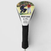 Swing of Love: Beste Pa's Custom Park Golfheadcover (Voorkant)