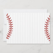 Swing On Over – Baseball Birthday Boy with Photo Kaart (Achterkant)