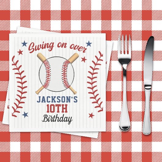 "Swing On Over – Baseball Birthday Party  Servet