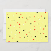 Swing On Over Girls Softball Birthday Kaart (Achterkant)