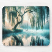 Swing opknoping van een wilg boom muismat (Voorkant)