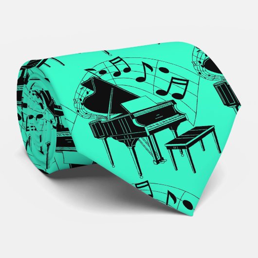 swing piano stropdas (Opgerold)