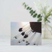 Swing Roundabout Briefkaart (Staand voorkant)