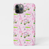 Swing Roze Golfer Borstkanker Bewustzijn Case-Mate iPhone Case (Achterkant)