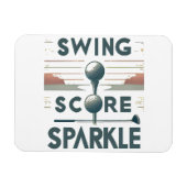 Swing, score, fonkeling magneet (Horizontaal)