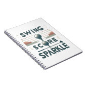 Swing, score, fonkeling notitieboek (Rechterzijde)