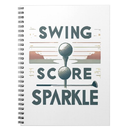 Swing, score, fonkeling notitieboek (Voorkant)