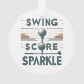 Swing, score, fonkeling ornament (achterkant)