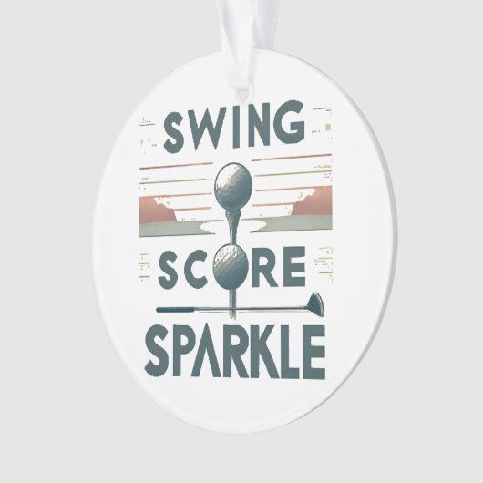 Swing, score, fonkeling ornament (voorkant)