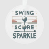 Swing, score, fonkeling ornament (voorkant)