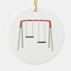 Swing set keramisch ornament