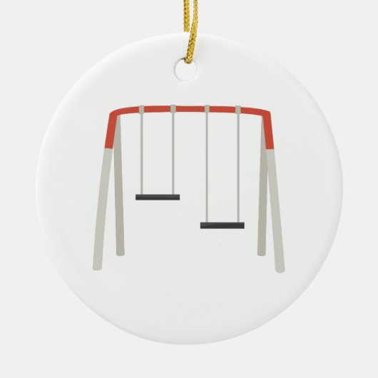 Swing set keramisch ornament (Voorkant)