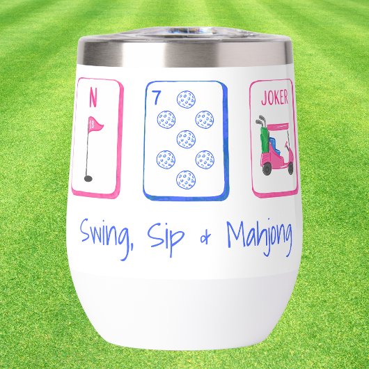 Swing, Sip, Mahjong / Golf-Themed Mahjong Feestje