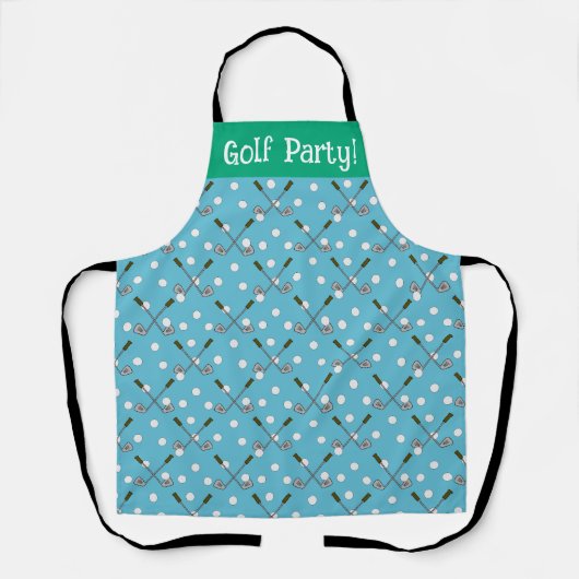 Swing & Sizzle: Custom Golf Party Schort (Voorkant)