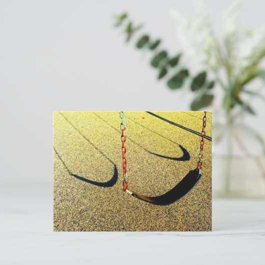 Swing Smile Briefkaart (Staand voorkant)