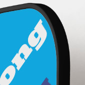 "Swing Sterk" Patriottisch Pickleball Paddle (Links Detail)