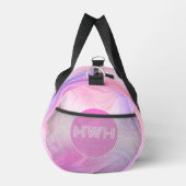 Swing & stijl: Gepersonaliseerde roze wervelzak Plunjezak (Rechts)