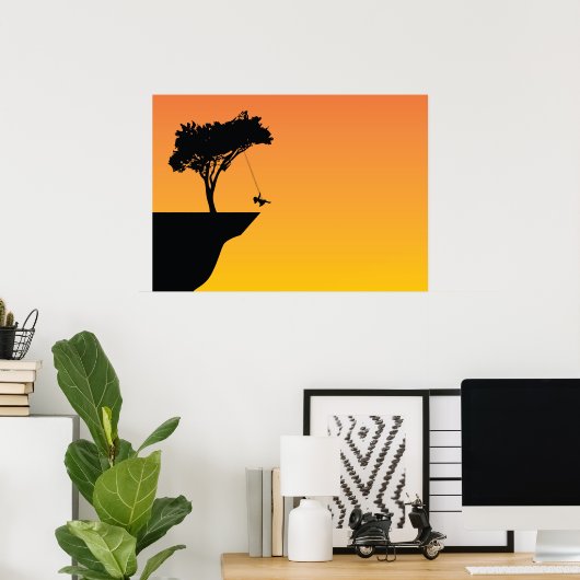 Swing-structuur Poster (Thuiskantoor)