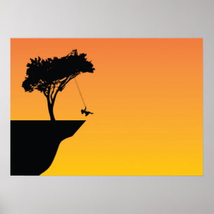 Swing-structuur Poster