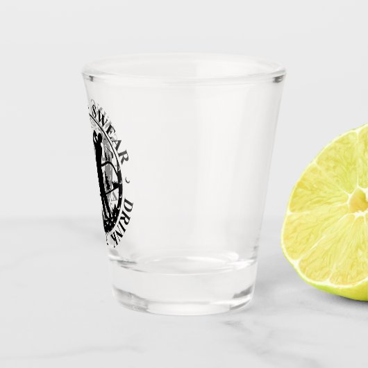 Swing Swear Drink Herhaal Grappig Shot Glas (Rechts)