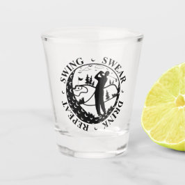 Swing Swear Drink Herhaal Grappig Shot Glas