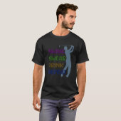 Swing Swear Drink Herhalen T-shirt (Voorkant volledig)