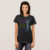 Swing Swear Drink Herhalen T-shirt (Voorkant volledig)