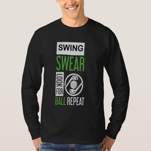Swing Swear zoekt alle T-shirt herhalen (Voorkant)