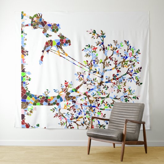 Swing Tapijt Wandkleed (In Situ (horizontaal))