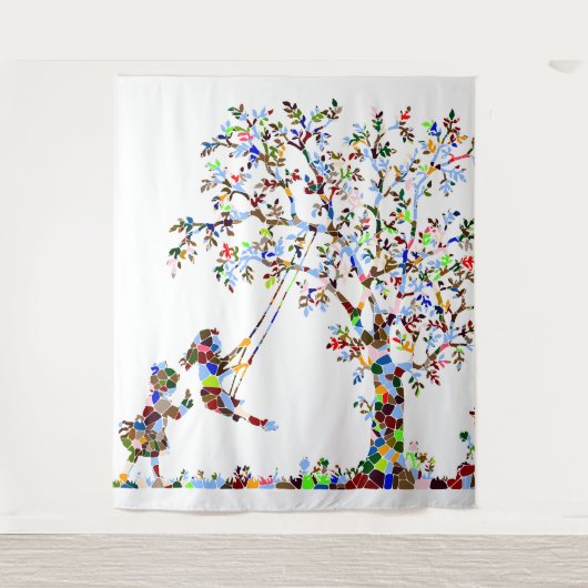 Swing Tapijt Wandkleed (Voorkant)