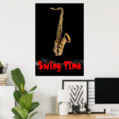 Swing Time 36 x 24 Poster (Thuiskantoor)