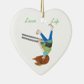 Swing Time Heart Ornament (Rechts)