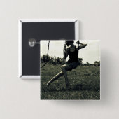 Swing Vierkante Button 5,1 Cm (Voorkant /achterkant)