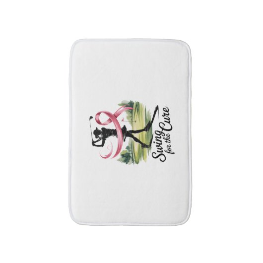 Swing voor de genezing van borstkanker badmat (Voorkant Verticaal)