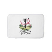 Swing voor de genezing van borstkanker badmat (Voorkant)