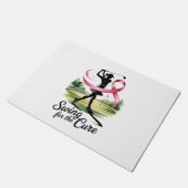 Swing voor de genezing van borstkanker deurmat (Schuin)