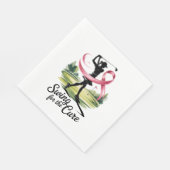 Swing voor de genezing van borstkanker servet (Hoek)