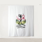 Swing voor de genezing van borstkanker wandkleed (Voorkant)