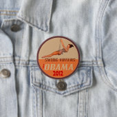Swing Voters for Obama 2012 Ronde Button 7,6 Cm (In situ)